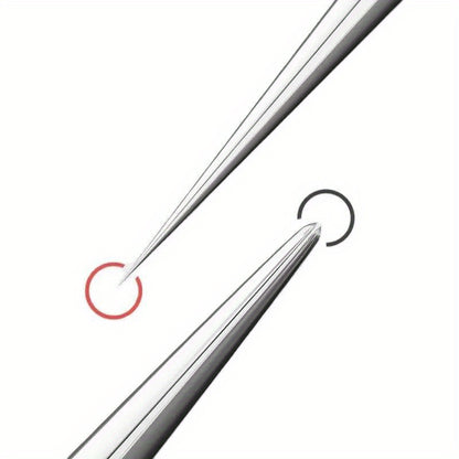 1 Pack Extra Fine No. 5 Acne Blackhead Tweezers - Facial Beauty Remove Beauty Fashion