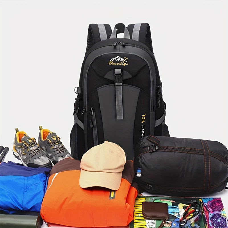 [Lightweight Daypack] Lightweight 40L Hiking Daypack Backpack | 1pc Computer Protection High Quality Laptops Backpack for Men And Women Camping Climbing Outdoor Sport Large Capacity Traveling Valentine's Day Gifts for Men Cam