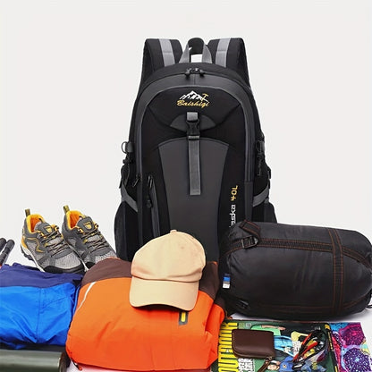 [Lightweight Daypack] Lightweight 40L Hiking Daypack Backpack | 1pc Computer Protection High Quality Laptops Backpack for Men And Women Camping Climbing Outdoor Sport Large Capacity Traveling Valentine's Day Gifts for Men Cam