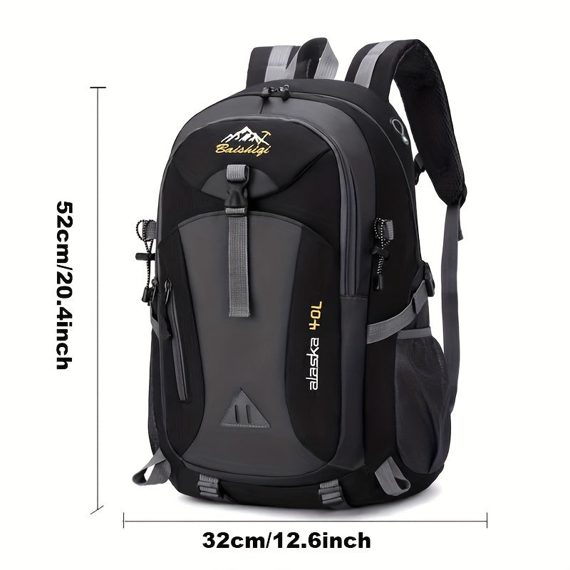 [Lightweight Daypack] Lightweight 40L Hiking Daypack Backpack | 1pc Computer Protection High Quality Laptops Backpack for Men And Women Camping Climbing Outdoor Sport Large Capacity Traveling Valentine's Day Gifts for Men Cam