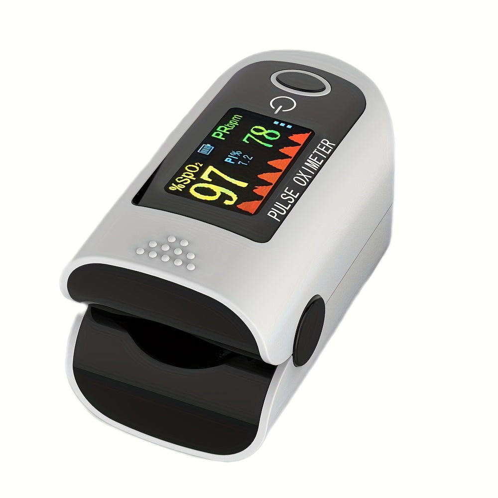 CHANG KUN Digital Fingertip Pulse Oximeter With Blood Oxygen Sensor, Monitor SpO2 And Heart Pulse Rate And Perfusion Index For Home Use Or Sport Battery Powered Beauty World Shop