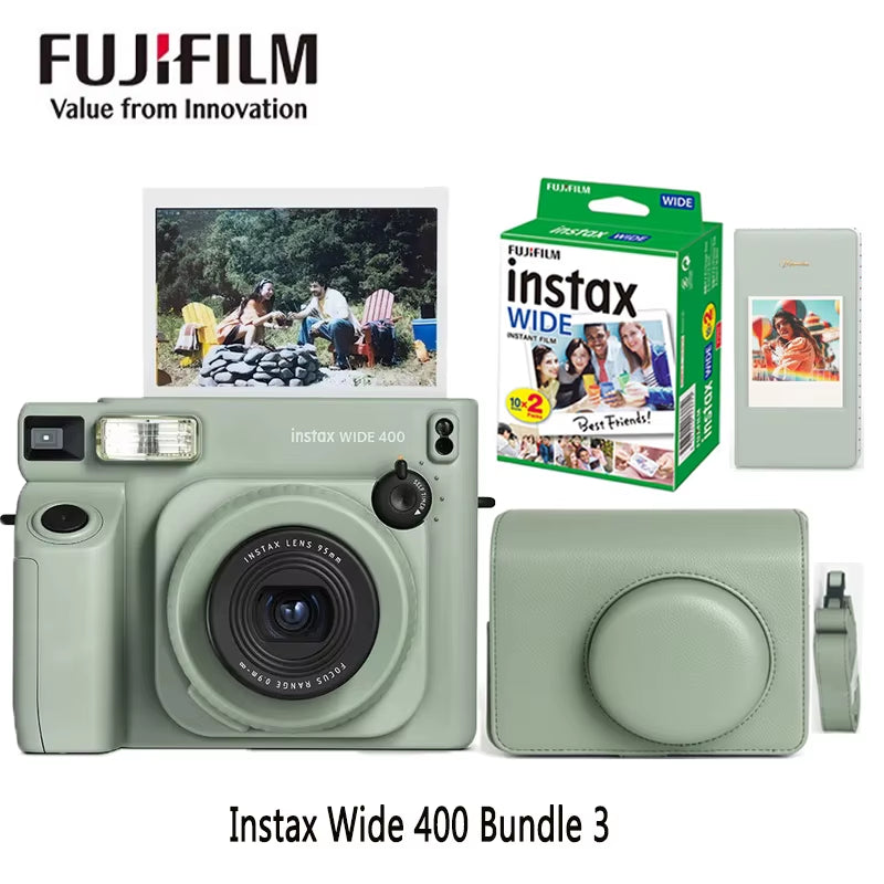 Instant Camera Hot Sale Film Camera Wide 300 Upgrade Optional Fuji Wide Film  Genuine  Instax Wide 400 Camera