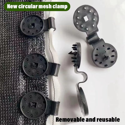 10/20/50100Pcs Awning Plastic Clips Outdoor Shade Cloth Net Clip Camping Garden Tool Buildings Fence Net Fix Clamp Awning Hook