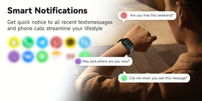 FAWEIO Smart Watch For Men Women Wireless Call, 1.95" Smartwatch With 100+ Sport Modes, Fitness Activity Tracker Pedometer, Built-in Alexa, For iPhone & Android, Perfect Gift For Family And Friends