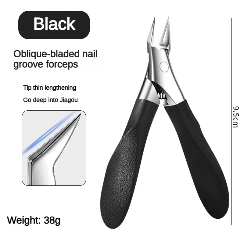 Professional Multi-Functional Labor-Saving Nail Clippers, Precision Tip Scissors for Ingrown Toenails, Thick/Hard Toenails