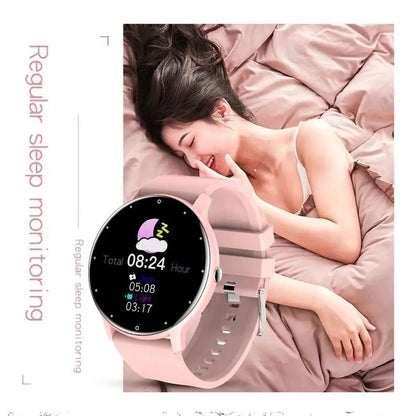 Women Smart Band Watch Real-Time Weather Forecast Activity Tracker Watches Heart Rate Monitor Sports Ladies Smart Watch Men