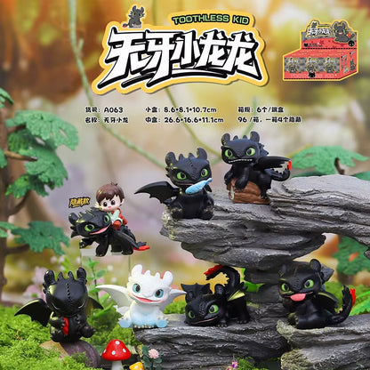 Cute Cartoon Characters How to Train Your Dragon Toothless Series of Creative Blind Boxes Desktop Decoration Car Decoration Gift