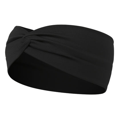 [Elastic Hair Band] 1pc Elastic Sweat Absorbent Hair Band for Yoga Gym Sport