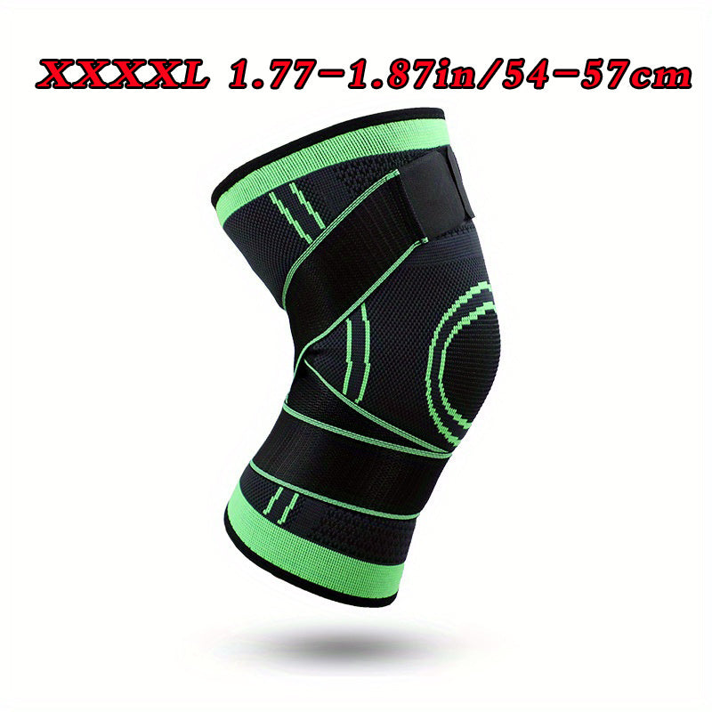 1pc Strap Knee Protector Sports Knee Support Adjustable Compression Breathable Joint Protection Sports Knee Protector Strap Compression Basketball Running Beauty Fashion