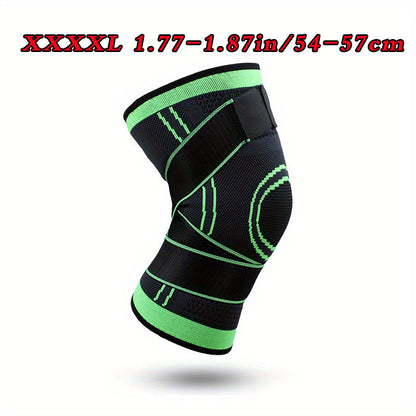 1pc Strap Knee Protector Sports Knee Support Adjustable Compression Breathable Joint Protection Sports Knee Protector Strap Compression Basketball Running Beauty Fashion