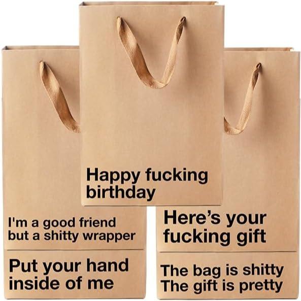 🔥😂MilkToast Snarky Gift Bag🎁Funny Gift Bags(✨5 pcs/Set) mysite