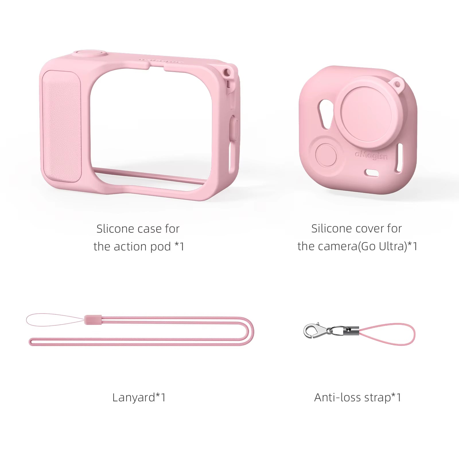 Silicone Protective Case for  GO Ultra Frame All-Round Protection Shell Cover for  GO Ultra Camera Accessories