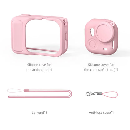 Silicone Protective Case for  GO Ultra Frame All-Round Protection Shell Cover for  GO Ultra Camera Accessories