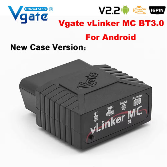 Vlinker MC ELM327 V2.2 Bluetooth 4.0 OBD2 Scanner OBD 2 Bimmercode Forscan Auto Car Diagnostic Tools ELM 327 V1 5