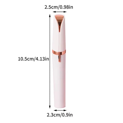 Electric Eyebrow Trimmer & Nose Hair Shaver - All-In-One Grooming Tool for Beginners