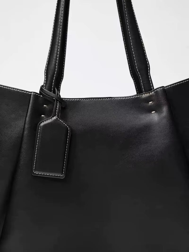 Fashion Ruched Women Big Handbags Designer PU Leather Shoulder Bag High Quality Crossbody Bags Women Bucket Bag Female Clutch