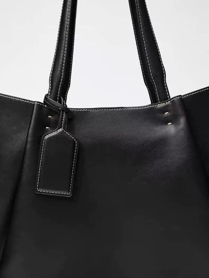 Fashion Ruched Women Big Handbags Designer PU Leather Shoulder Bag High Quality Crossbody Bags Women Bucket Bag Female Clutch