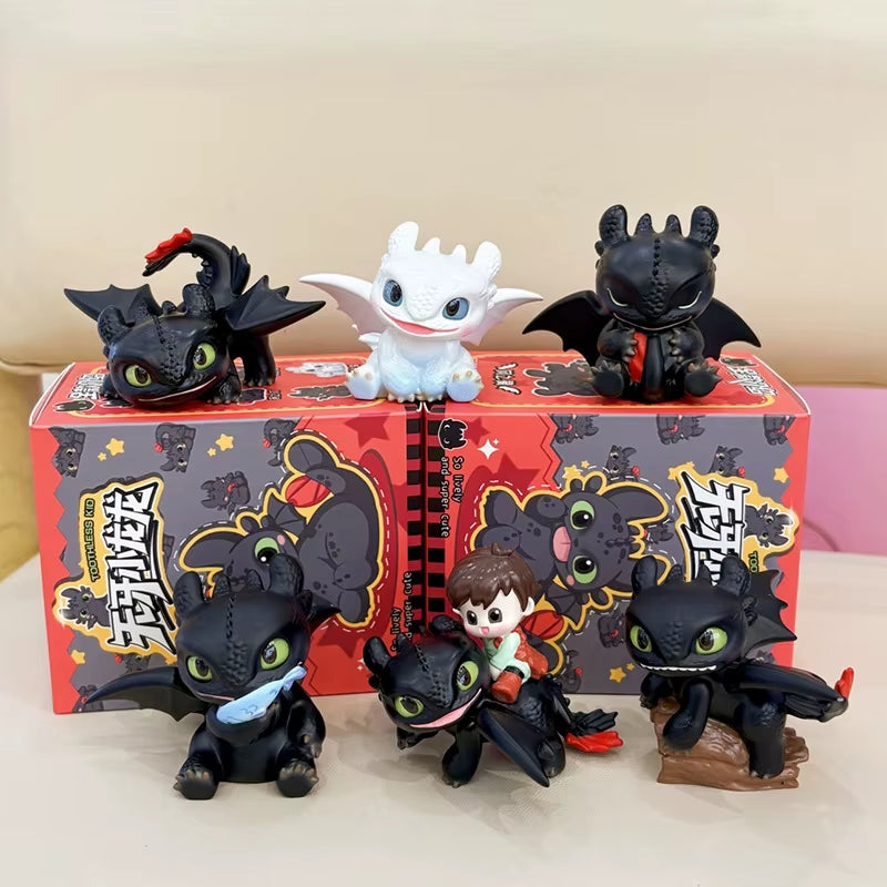 Cute Cartoon Characters How to Train Your Dragon Toothless Series of Creative Blind Boxes Desktop Decoration Car Decoration Gift