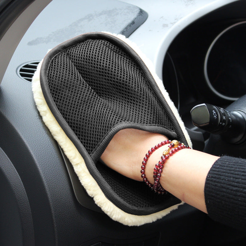 Ultra-Soft Microfiber Car Cleaning Glove, 9.84" x 3.5", Perfect for Auto Detailing & Maintenance Beauty Fashion
