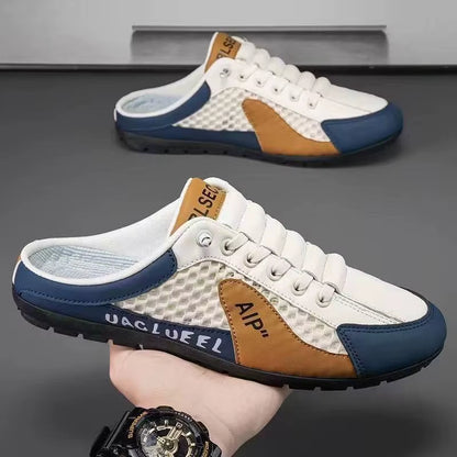 Summer Men'S Half Slippers Trendy New Casual Shoe Light Walking Flats for Men Non Slip Sneaker Hot Sale Man Shoes Zapatos Hombre