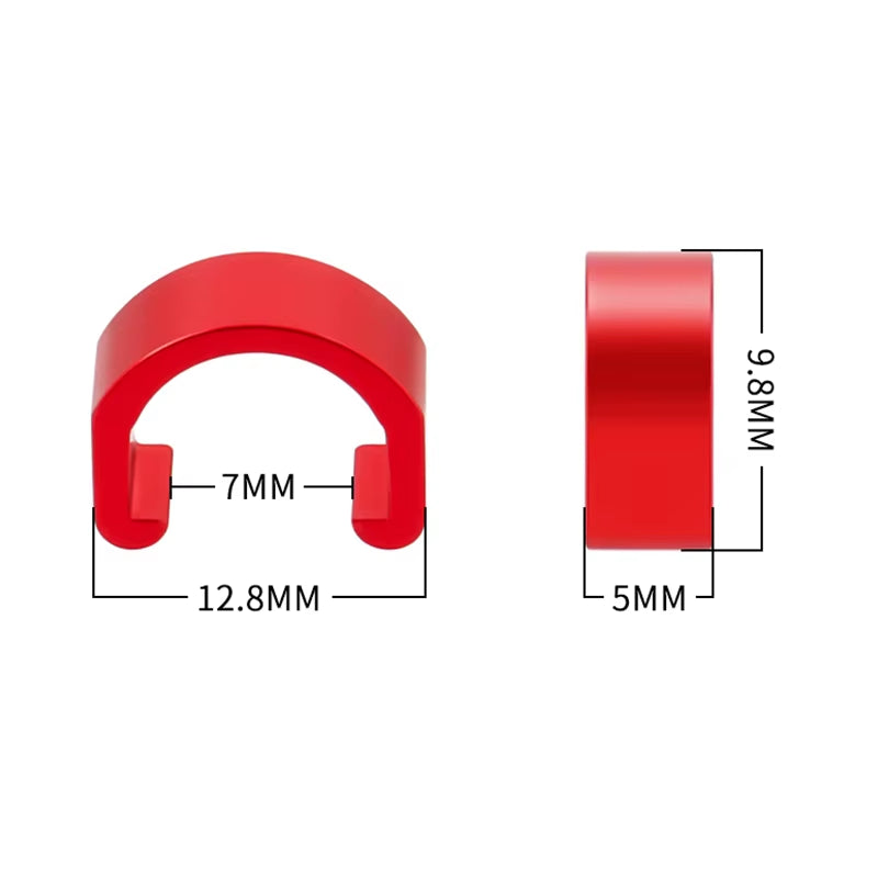10Pcs MTB Bike Bicycle Frame U Buckle for Brake Cable Housing Hose Tube Shifter Cable Guides Button Fixed Tubing Clips