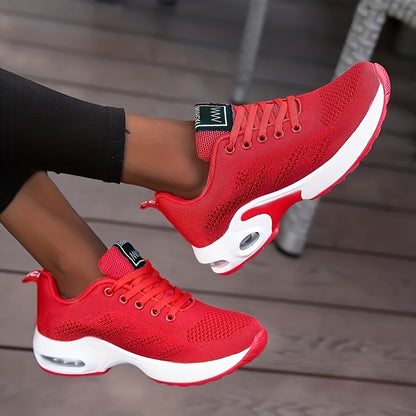 Lightweight Stylish Sneakers - Airy Mesh Comfort, Vibrant Monochrome - Ideal for Casual Sport & Outdoor Activities Beauty World Shop