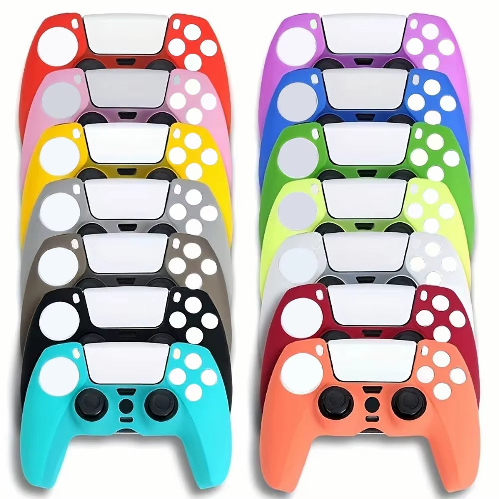 PS5 Controller Skin anti Slip Silicone Sleeve Protective Sleeve Handle Sleeve Dustproof, Suitable for PS5 Playstation