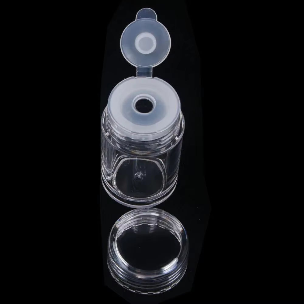 10Ml Empty Refillable Cosmetic Jar Pot Loose Face Powder Sieve Powder Box Empty Cosmetic Container Travel Wholesale Dropshipping