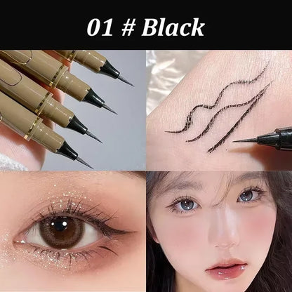 Ultra Thin Black Brown Lower Eyelash Eyeliner Pen Waterproof Lasting Smooth Lying Silkworm Eyes Liner Pencils Eye Makeup Tools