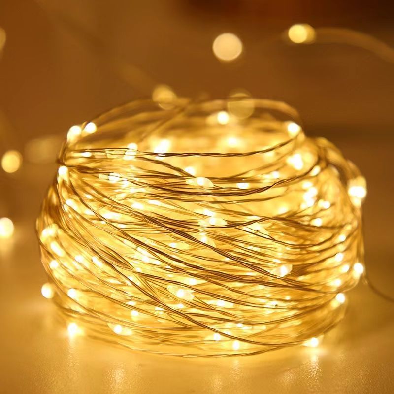 1pc String Lights for Bedroom, Party, Wedding, Christmas Halloween Decoration, 50/100LED Beauty Fashion