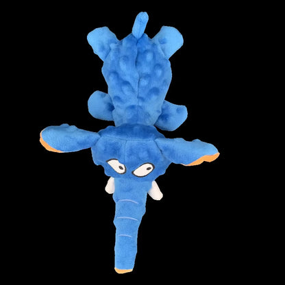 Small Plush Raw Dog Toys Squeak Elephant Shell Durable Toy Dogs Chew Interactive Indestructible Dog Sound Toy Puppy Pet Supplies