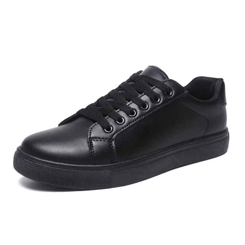 Men'S Business Casual Shoes Soft Moccasin Shoes Comfortable Casual Shoes for Men Solid Black White Men Sneakers 2025 New