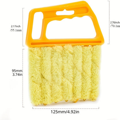 1pc, Washable Window Cleaning Brushes With Microfibers For Effortless Dust Collection And Blinds Cleaning Beauty Fashion