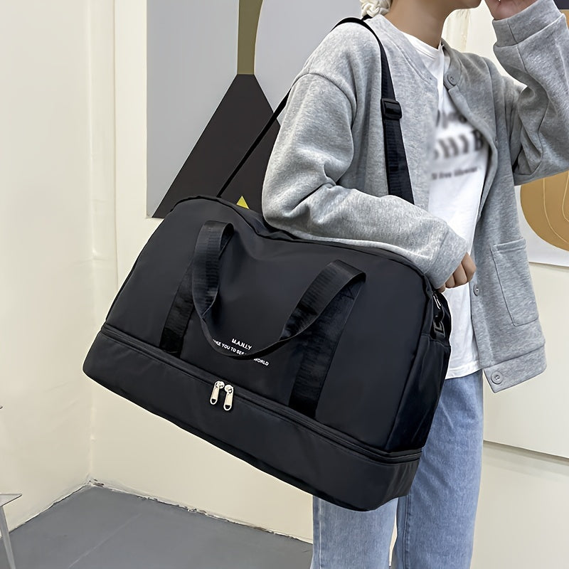 Versatile Carry-On Duffle Bag with Large Capacity and Lightweight Design - Perfect for Travel, Sports, and More Beauty Fashion