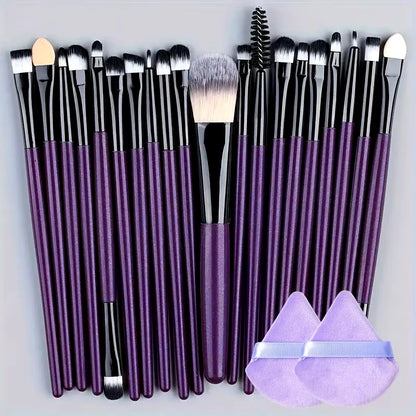 20Pcs Makeup Brush Set Eyeliner Brush Blending Brush Makeup Brushes for Cheeks Eye Cosmetic Foundation Brush Make up Brushes Set