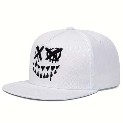 1pc Unisex Sunshade Breathable Adjustable Baseball Cap With Trendy Pattern For Outdoor Sport