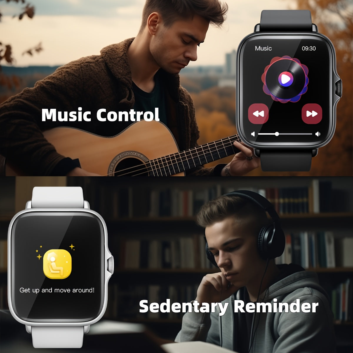 Sports Smart Watch, 1. 83'' Full Touch Screen Display with Message, Answer Make Call Smartwatch, Sleep Monitoring, Sports Pedometer, Information Alerts, for iPhone Android Phones, Smartbands Fitness Watch for Women Men Friend Beauty Fashion