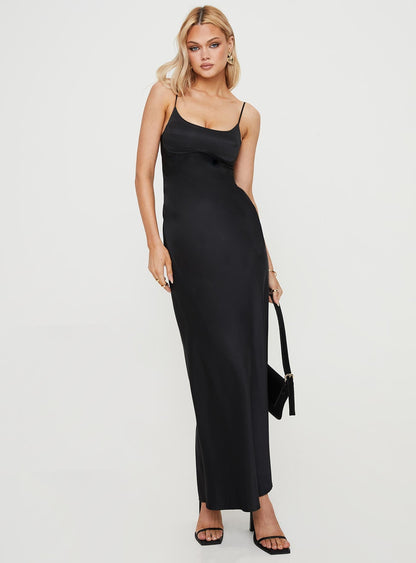 Ravia Maxi Dress Black Princess Polly
