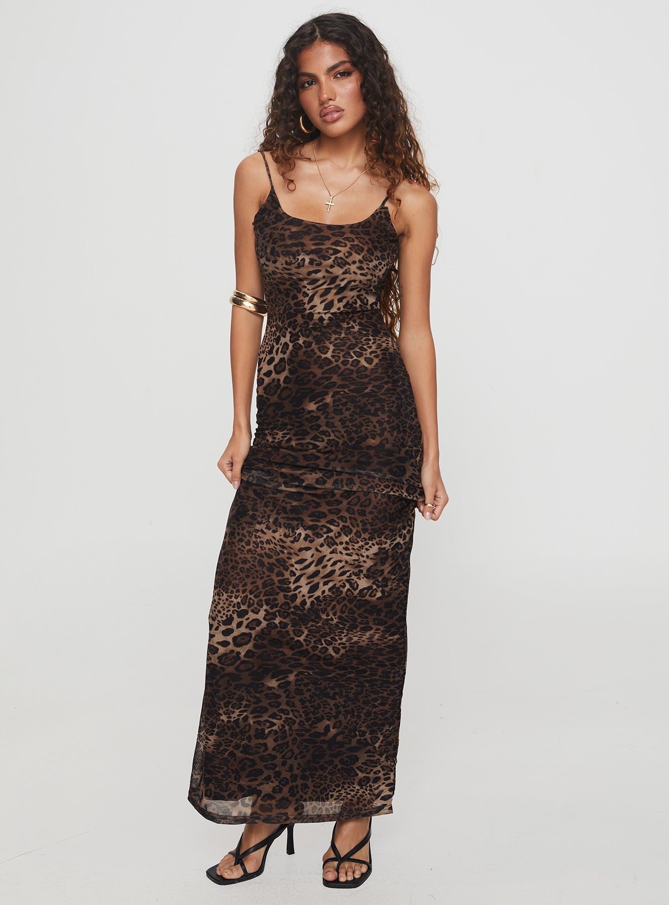 Knox Maxi Dress Leopard Princess Polly