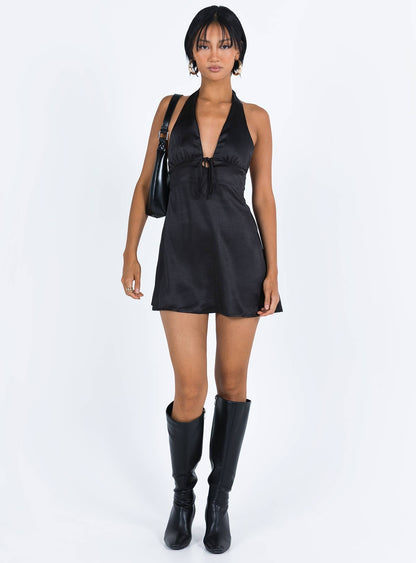 Lanier Mini Dress Black Princess Polly