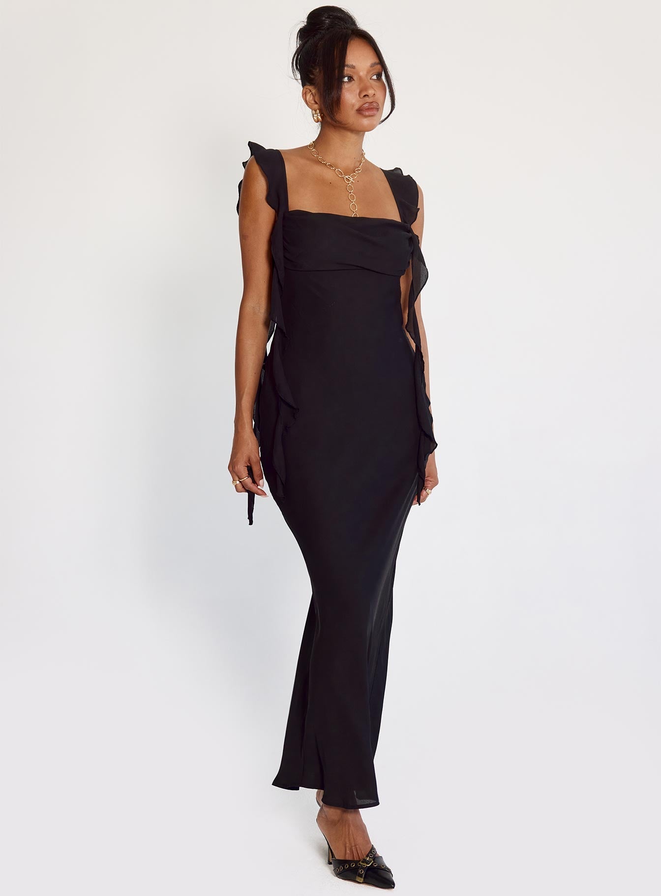 Lanai Maxi Dress Black Princess Polly