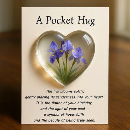 🎁🌺Birth Flower Pocket Hug mysite