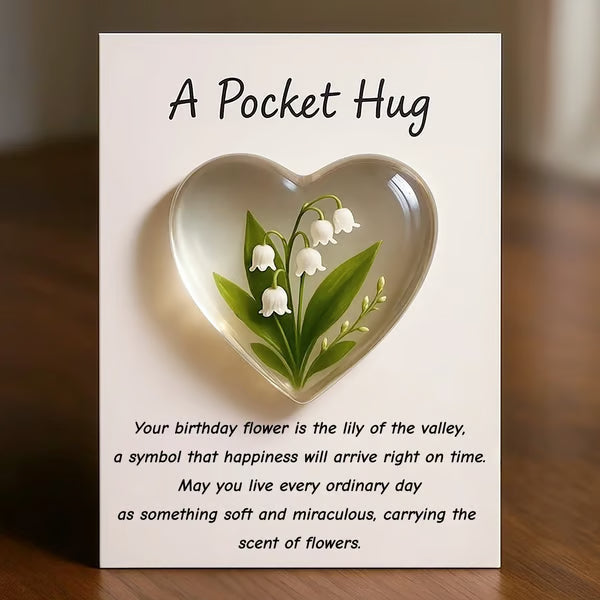 🎁🌺Birth Flower Pocket Hug mysite
