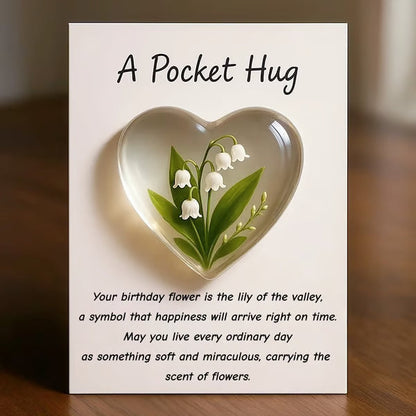 🎁🌺Birth Flower Pocket Hug mysite