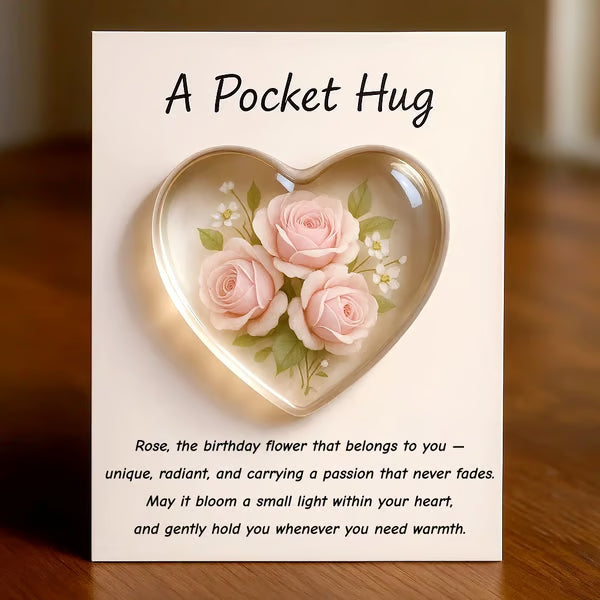 🎁🌺Birth Flower Pocket Hug mysite