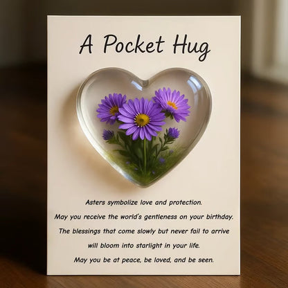 🎁🌺Birth Flower Pocket Hug mysite