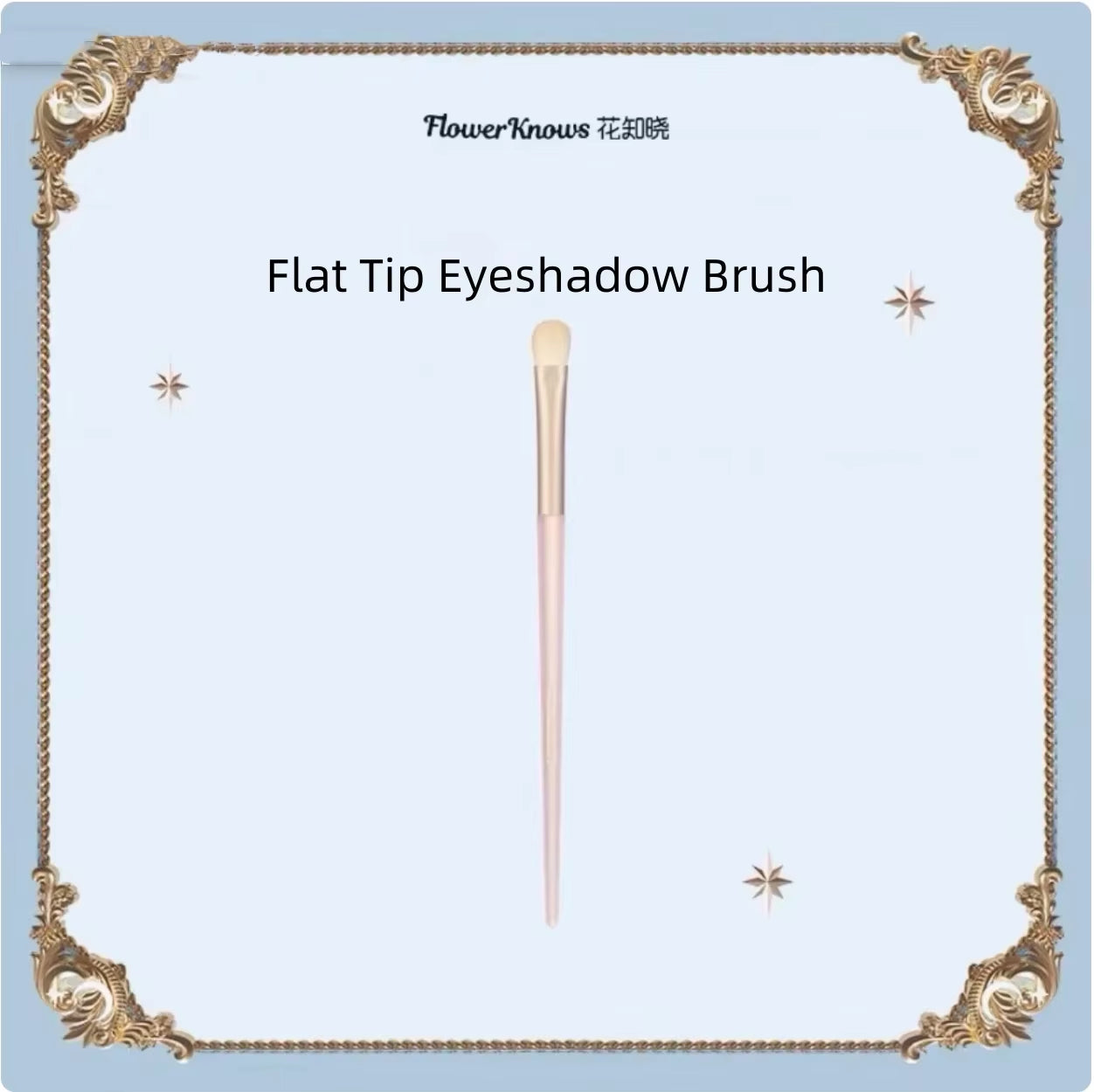 Flower Knows Flat Tip Eyeshadow Brush Makeup Brushes Eyes Make up Tools