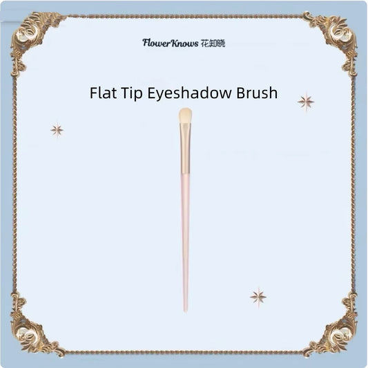 Flower Knows Flat Tip Eyeshadow Brush Makeup Brushes Eyes Make up Tools
