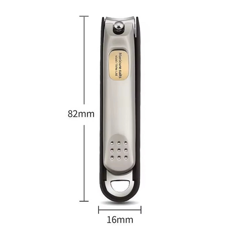 Nail Trimmer Pedicure Scissor Nail Clippers Stainless Steel anti Splash Fingernail Cutter Manicure Tools Bionics Design