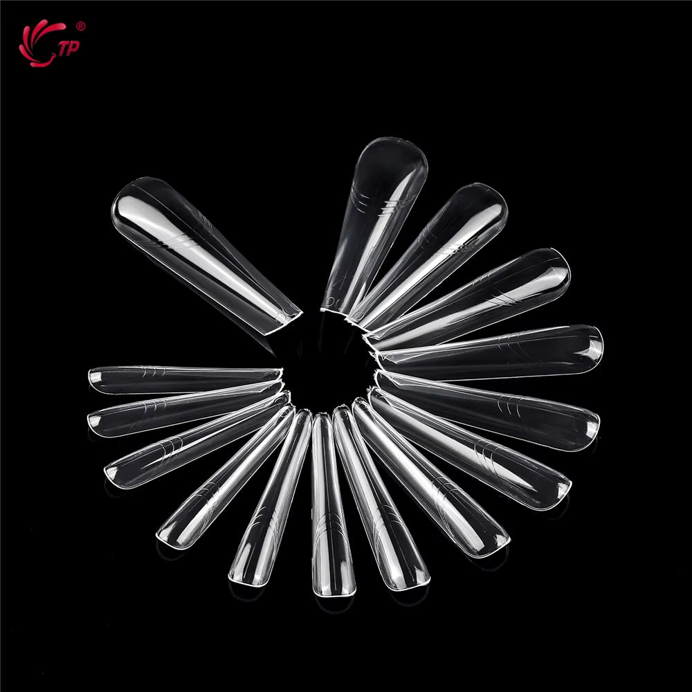 TP Reusable Nail Dual Forms Full Cover Quick Building Gel Mold Sets Acrylic Nails Extension System Manicure Tools 168/180Pcs
